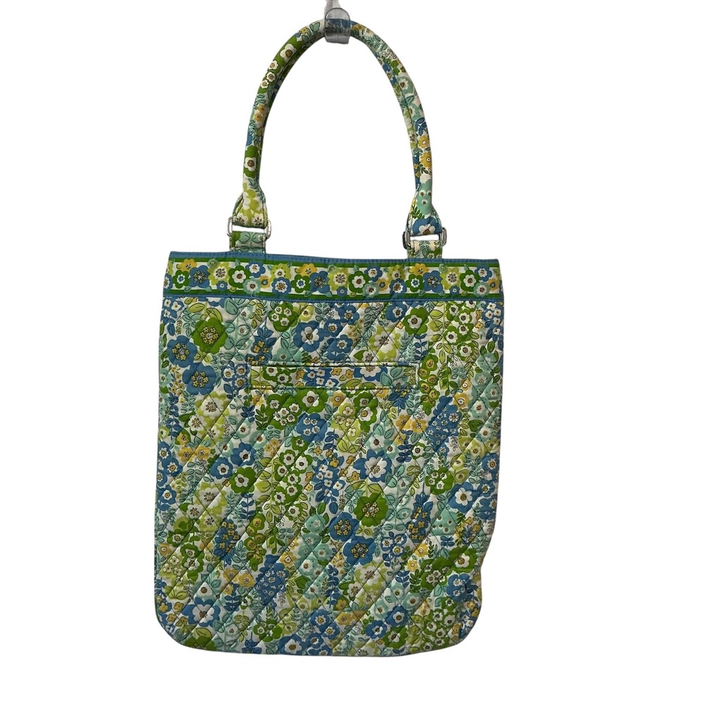 Vera Bradley Slim Tote Bag English Meadow Quilted Floral Travel‎ Shoulder Bag - Picture 2 of 12